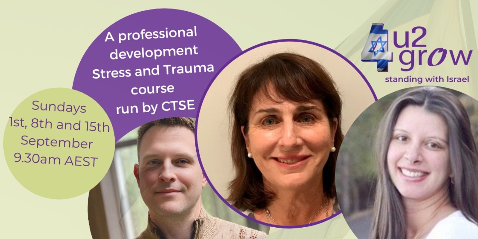 Banner image for 4u2gr0w and CTSE's Stress and Trauma Education Program