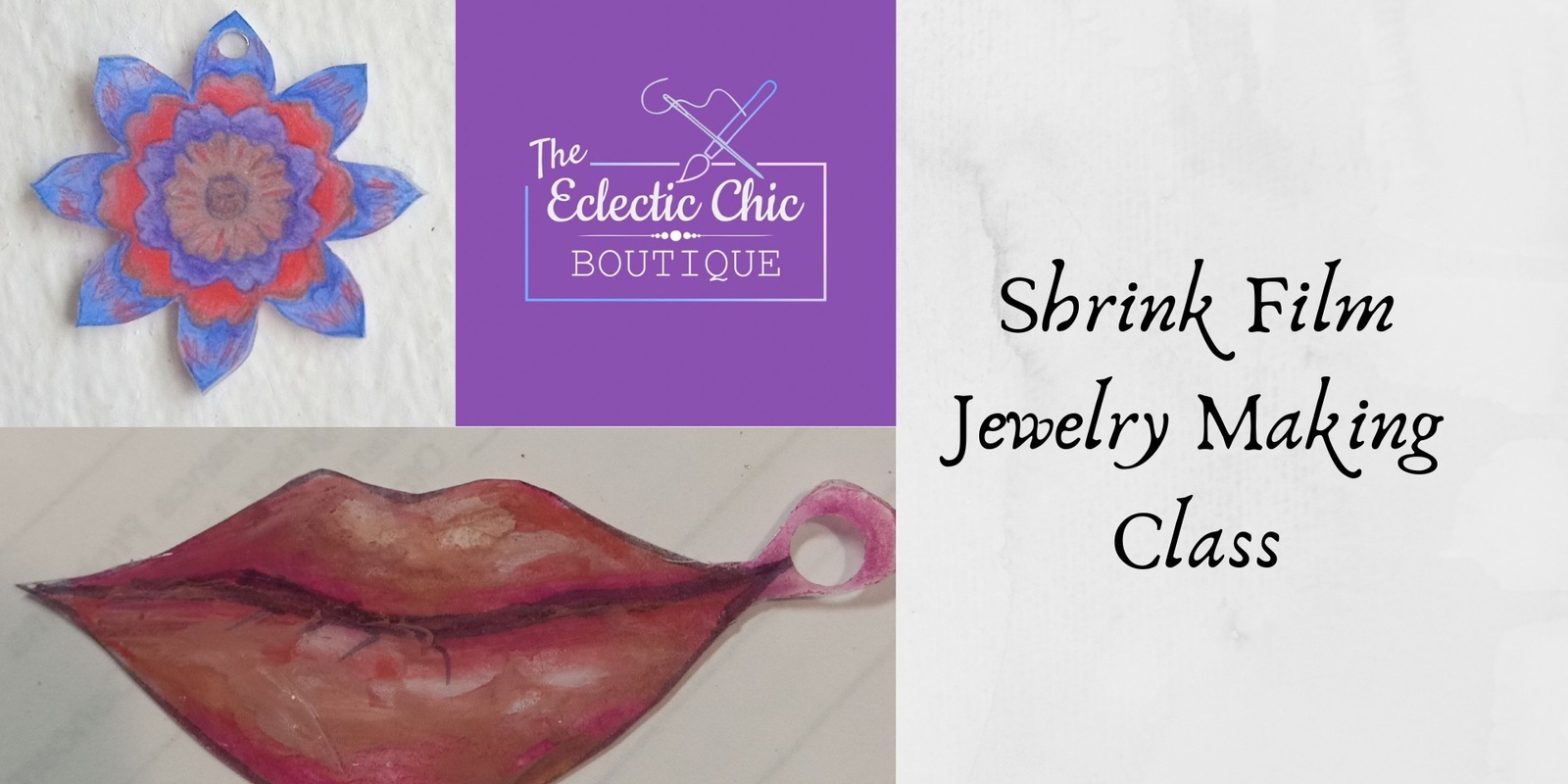 Banner image for Shrink Film Jewelry Making Class