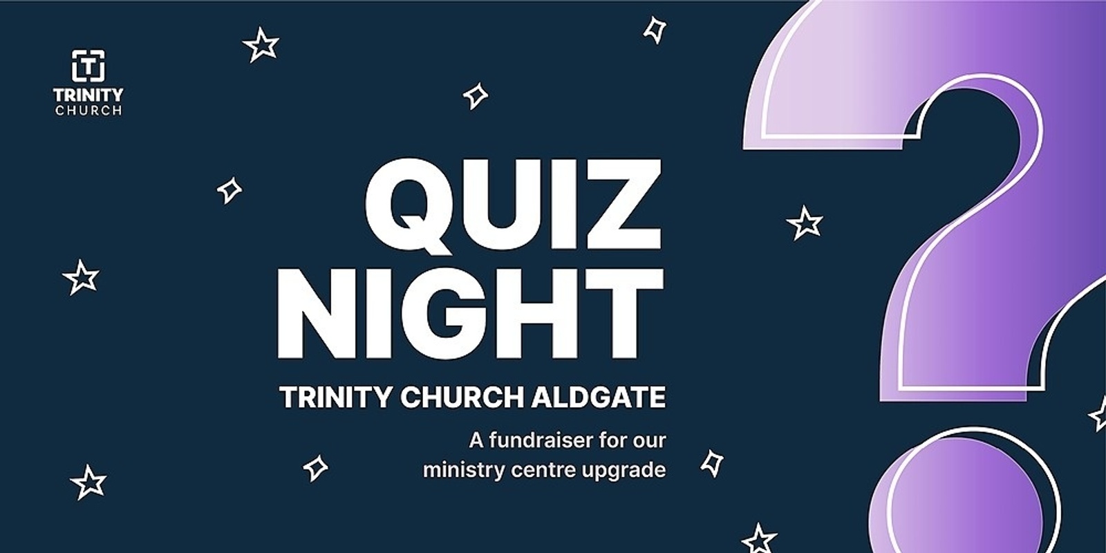 Banner image for Trinity Church Aldgate Quiz Night 2021