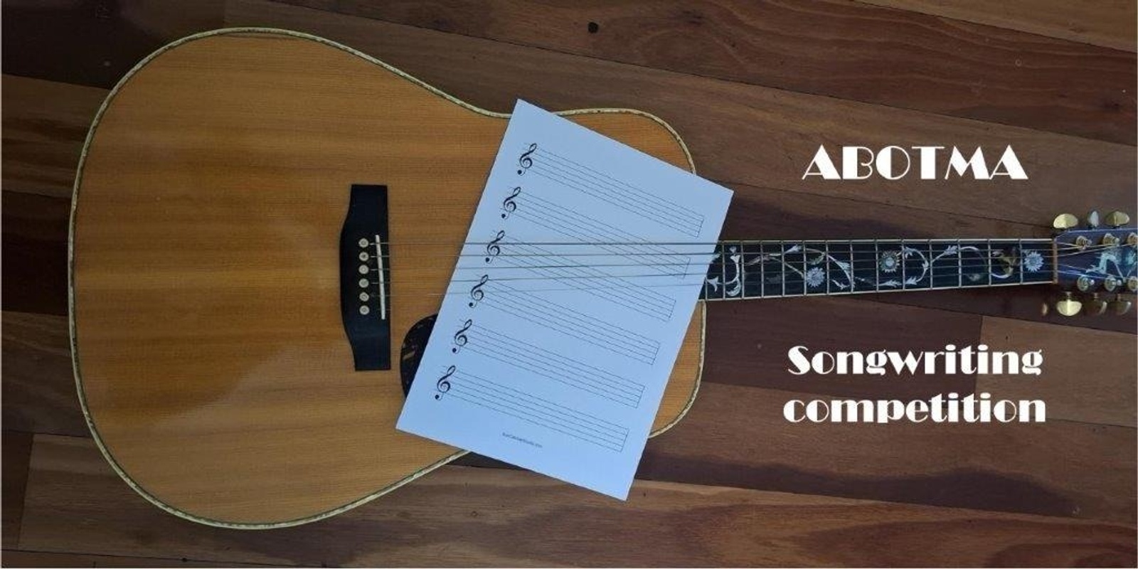 Banner image for ABOTMA Songwriting Competition