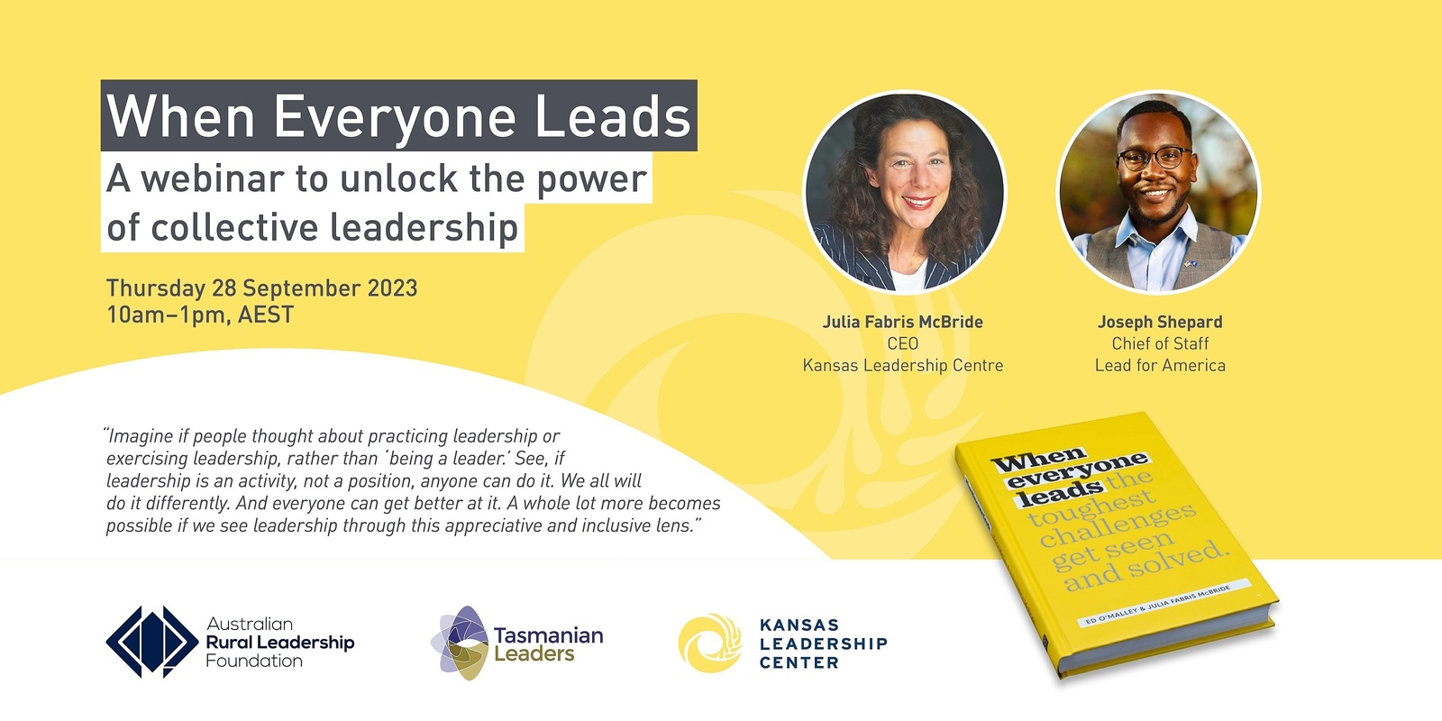 Banner image for When Everyone Leads – webinar (online only)