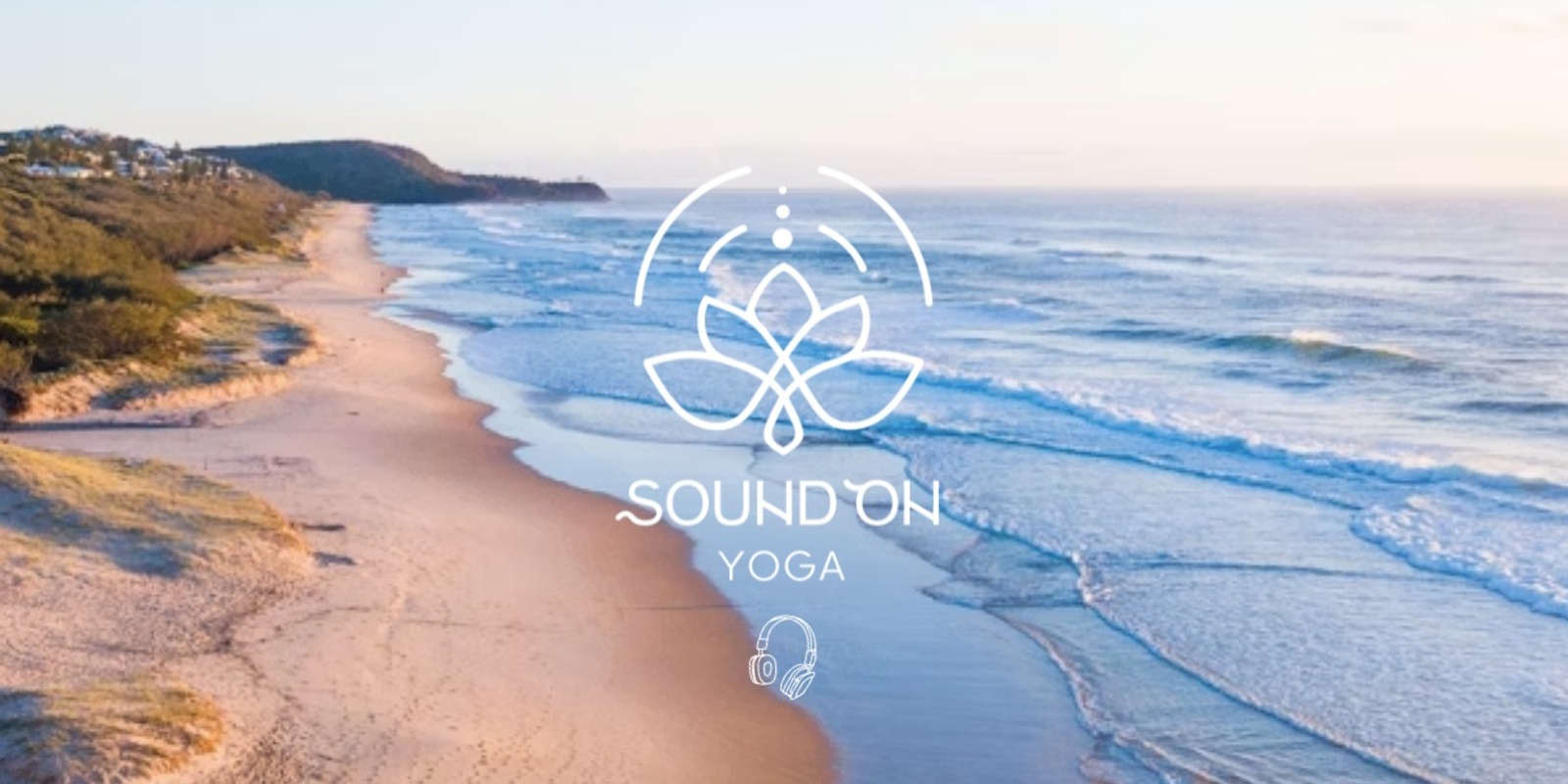 Banner image for NYD Silent Disco Yoga at Sunrise Beach