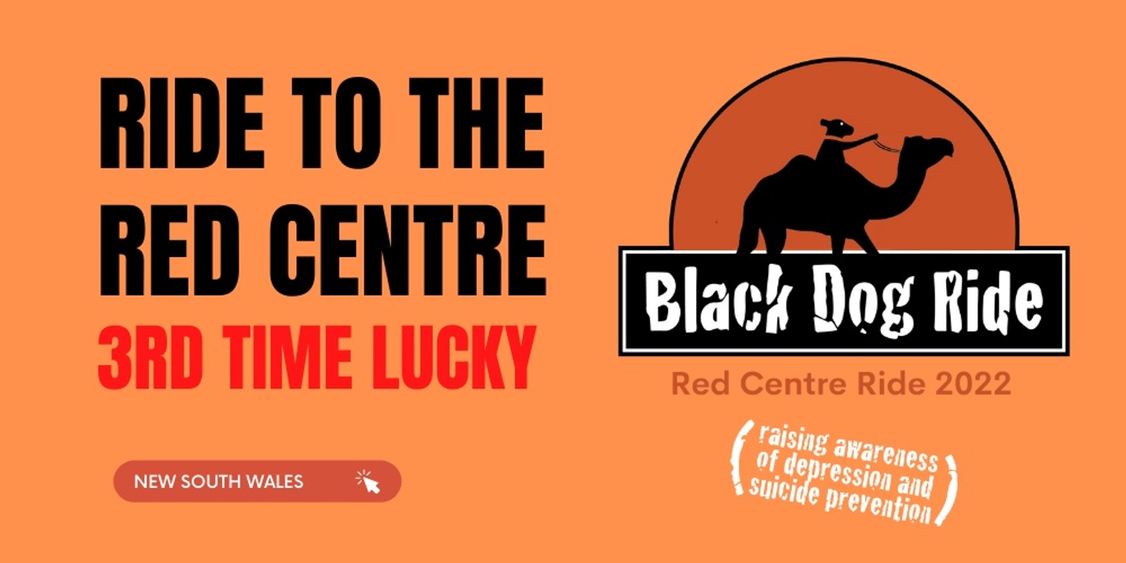 Banner image for NSW Black Dog Ride to the Red Centre 2022