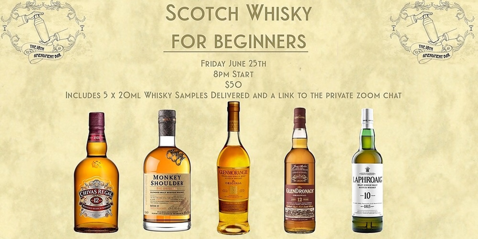 Scotch Whisky For Beginners - Virtual Masterclass With The 18th ...