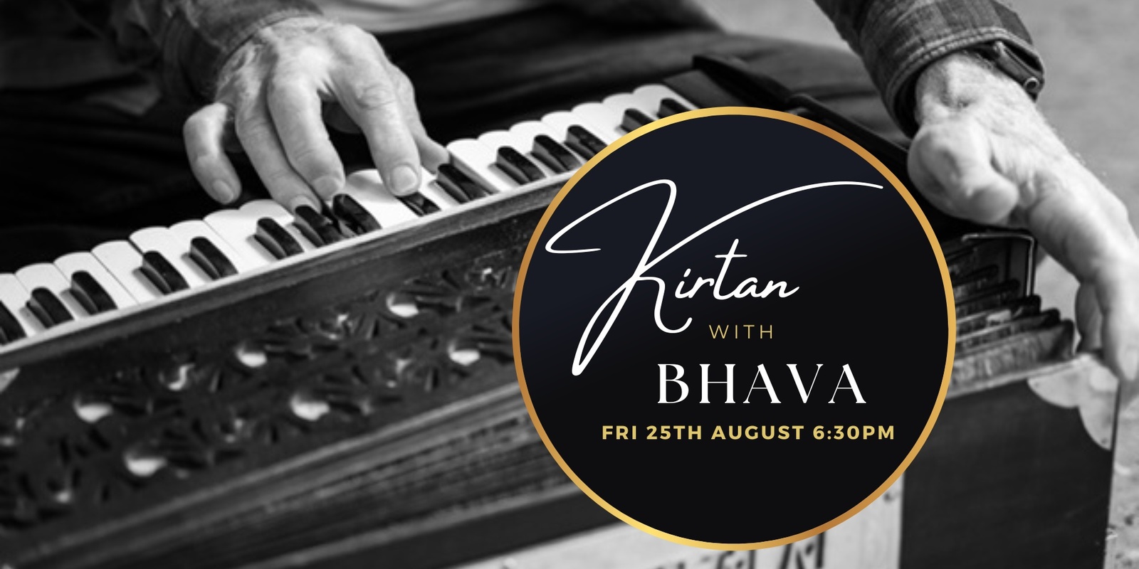 Banner image for Kirtan with Live Music by "Bhava"