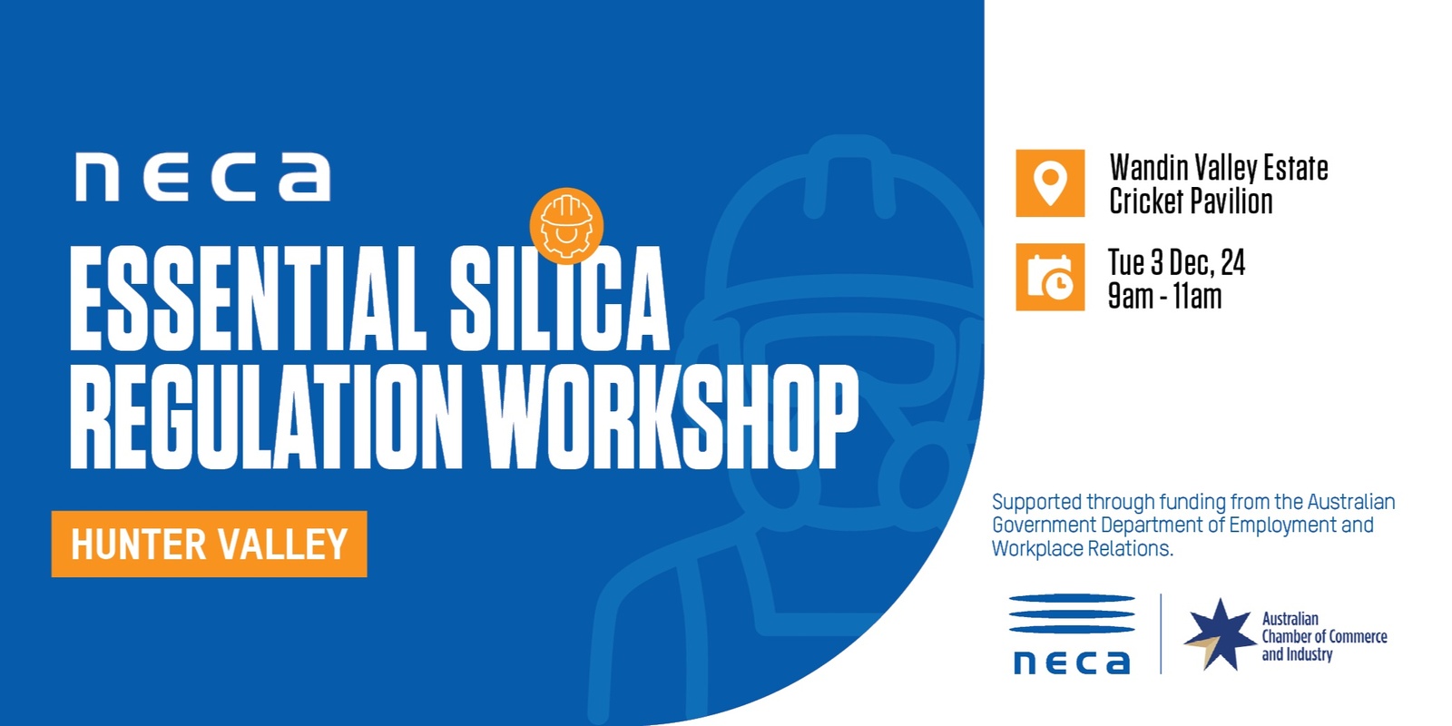 Banner image for NECA Essential Silica Regulation Workshop - Hunter Valley