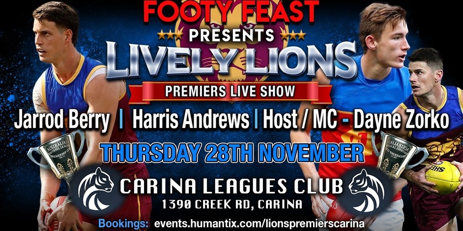 Banner image for Lively Lions Premiers "Live Show"