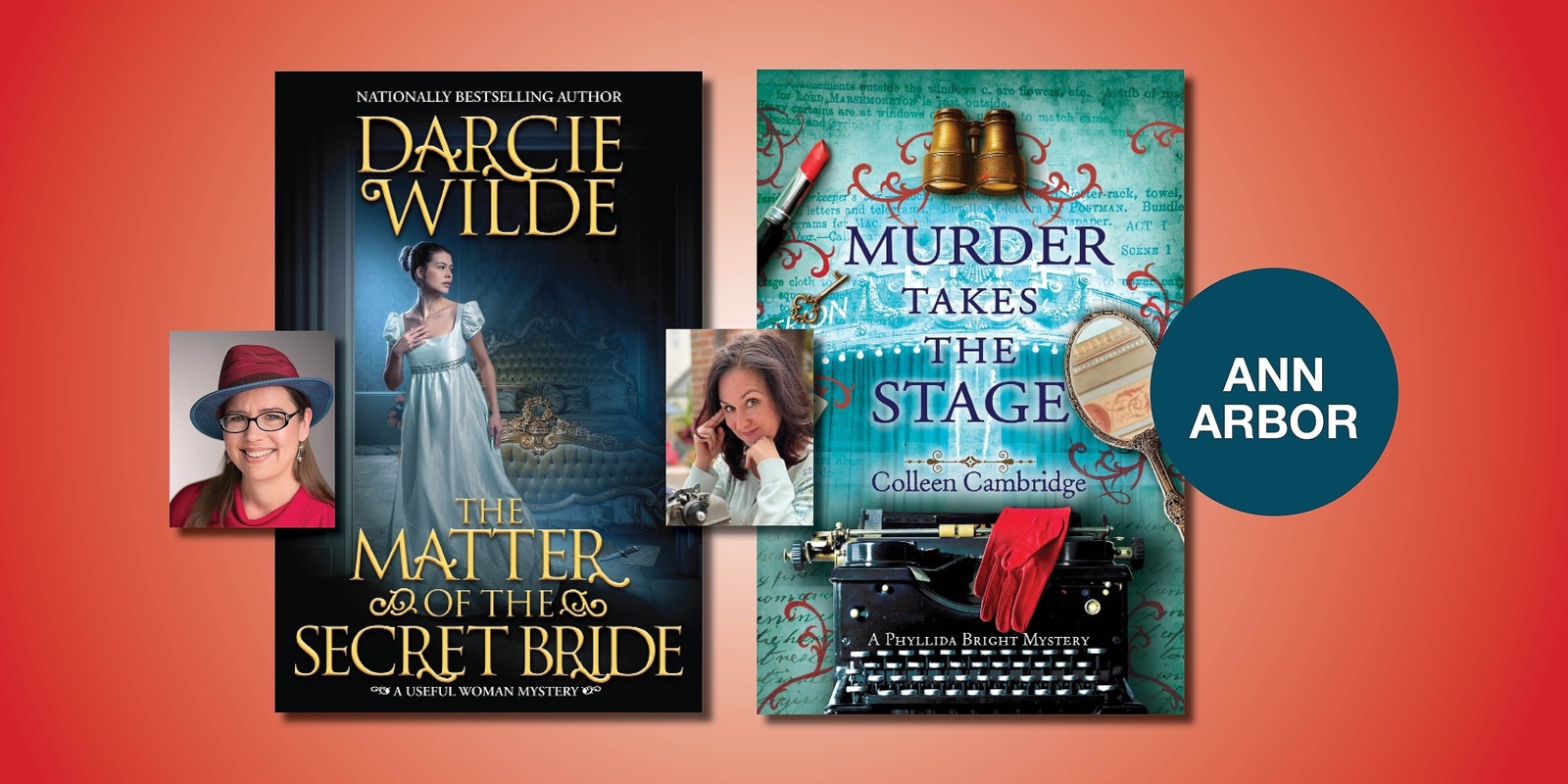 Banner image for Mystery Night with Darcie Wilde and Colleen Cambridge