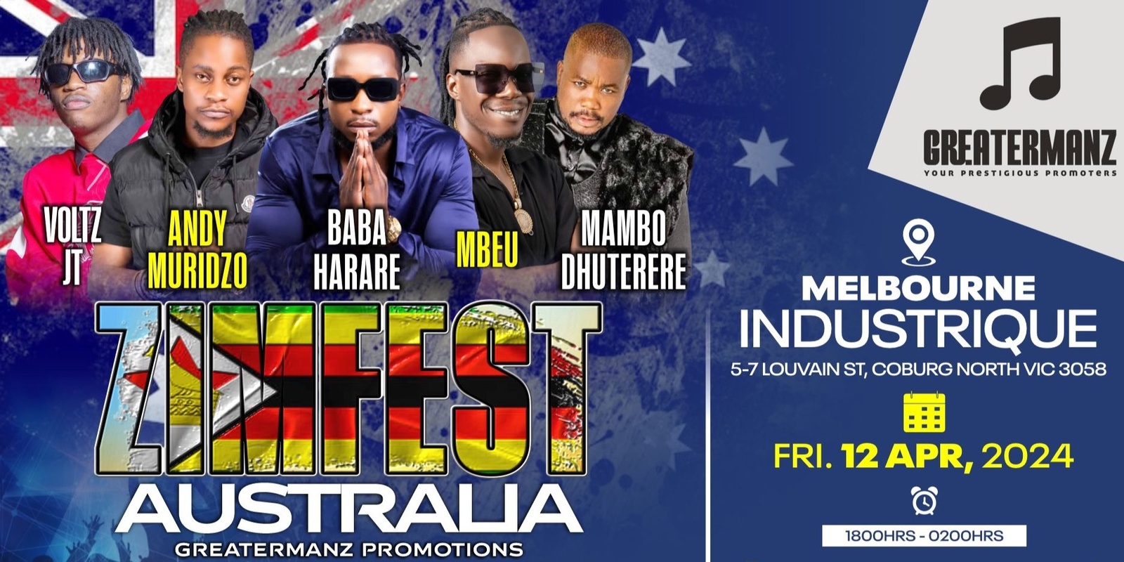 Banner image for Zimfest Melbourne