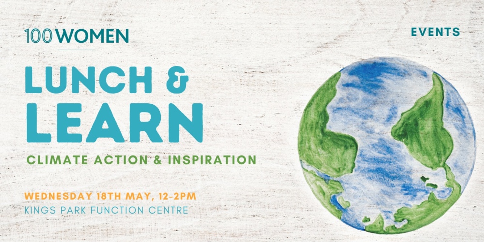 Banner image for 100 Women Lunch & Learn: Climate Action & Inspiration