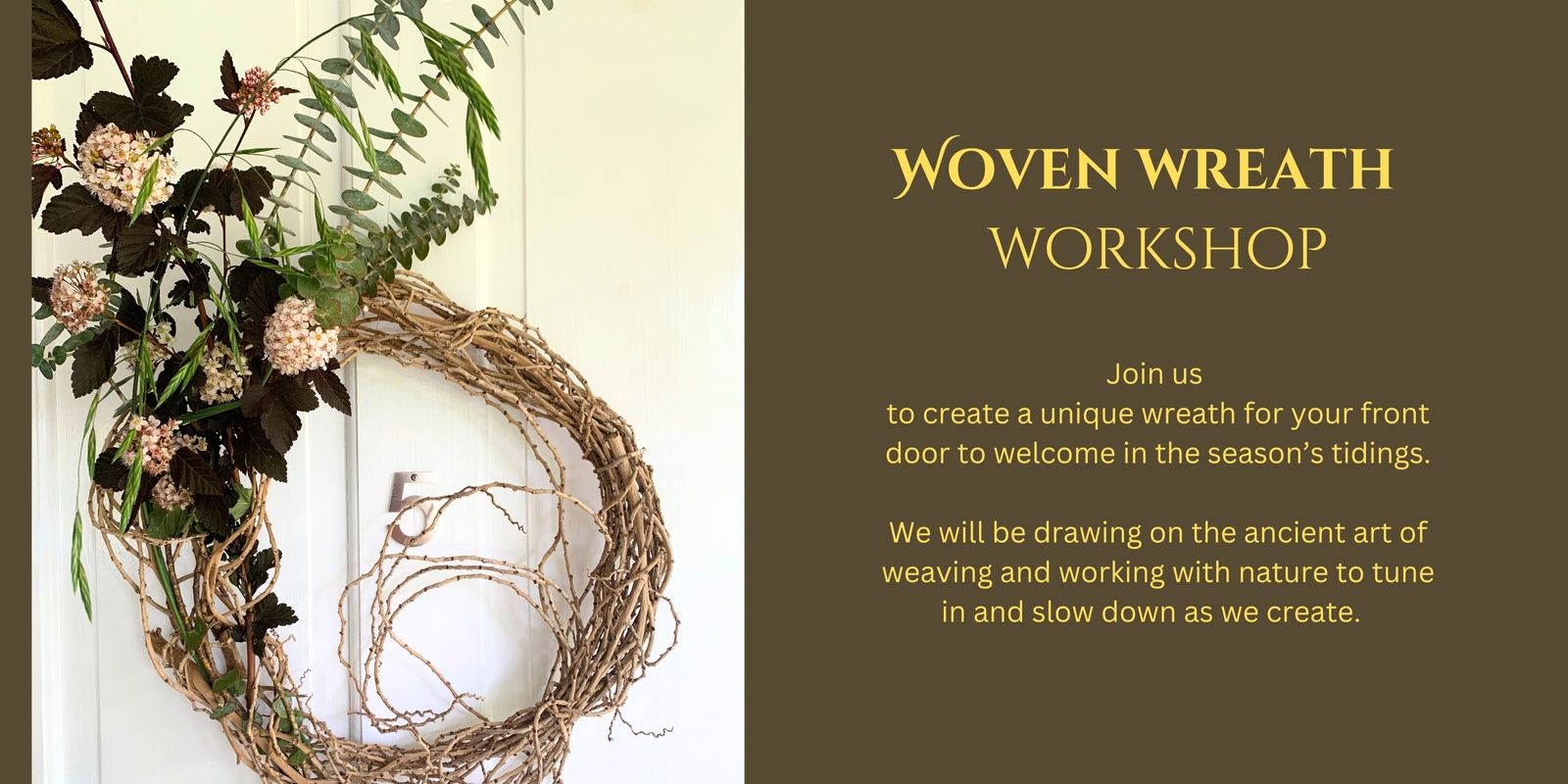 Banner image for Woven Wreath Workshop 