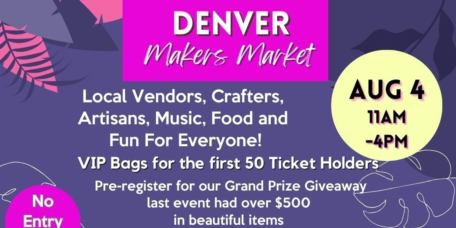 Banner image for Denver Makers Market Aurora