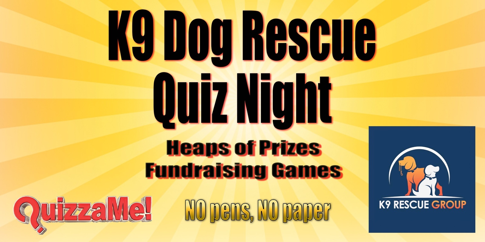 Banner image for K9 Dog Rescue Quiz Night
