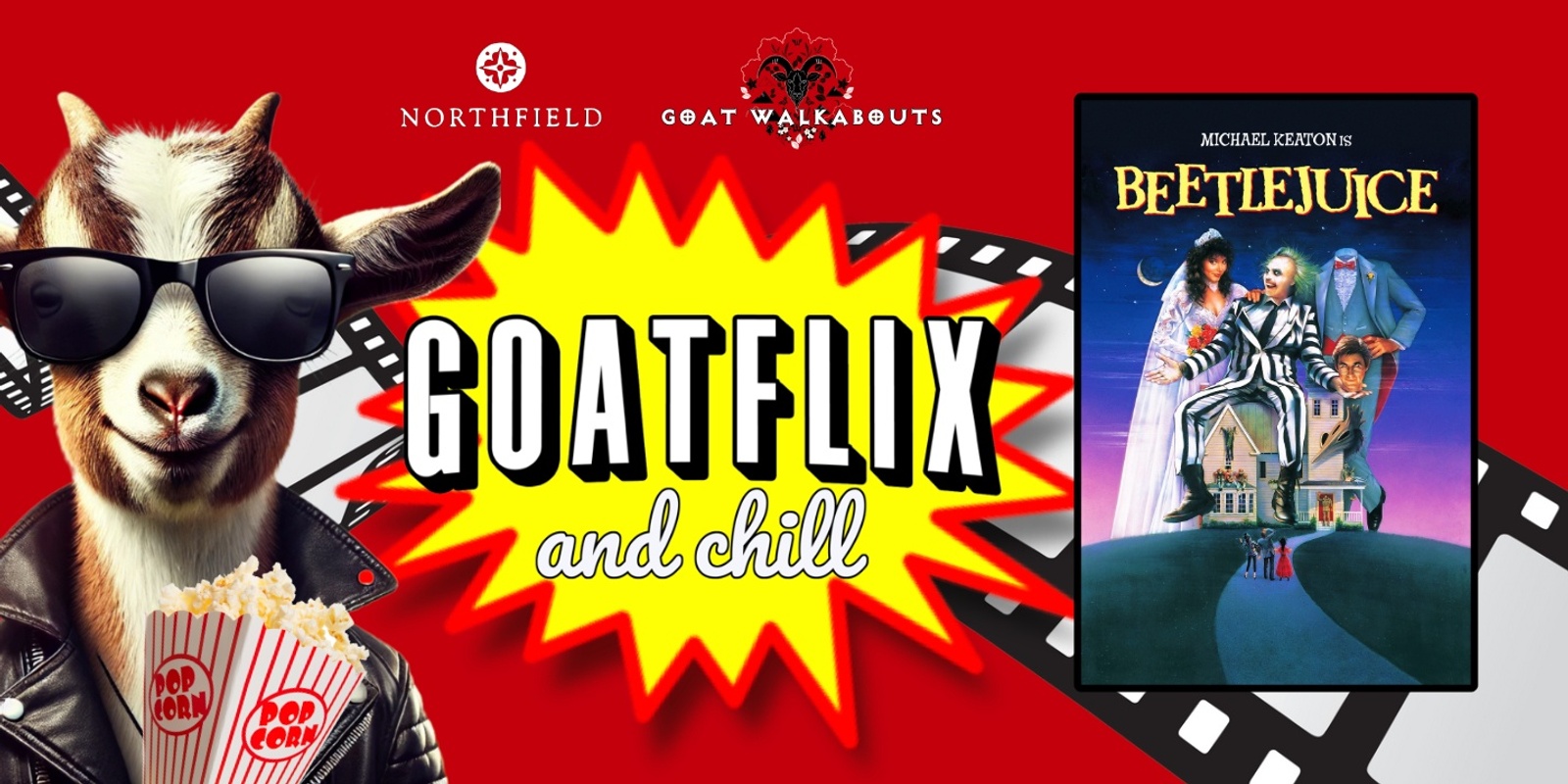 Banner image for Goatflix & Chill - "Beetlejuice"