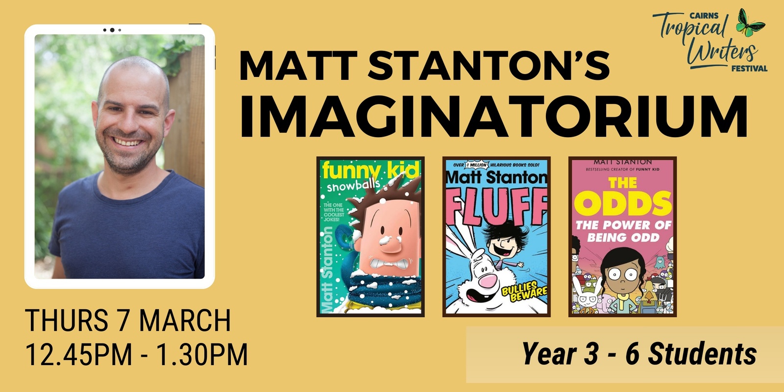 Banner image for SCHOOL PROGRAM:  Matt Stanton's Imaginatorium // Delivered by Matt Stanton