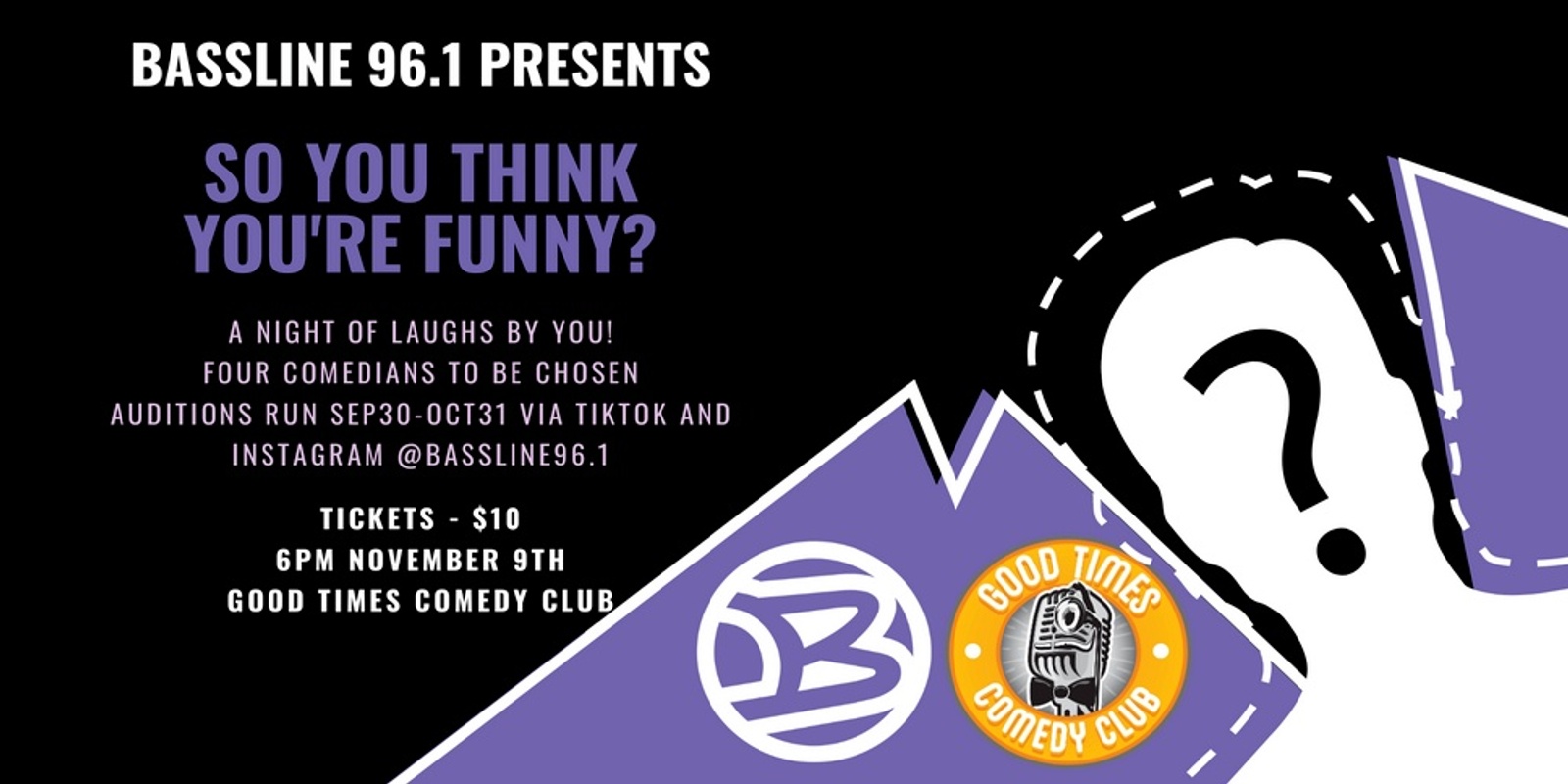 Banner image for So You Think You're Funny?