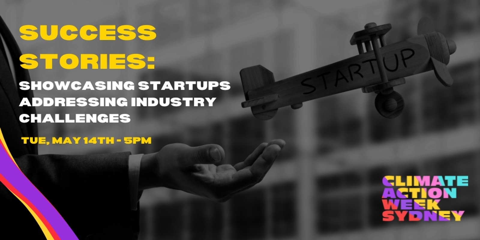 Banner image for Success stories: Showcasing startups addressing industry challenges.