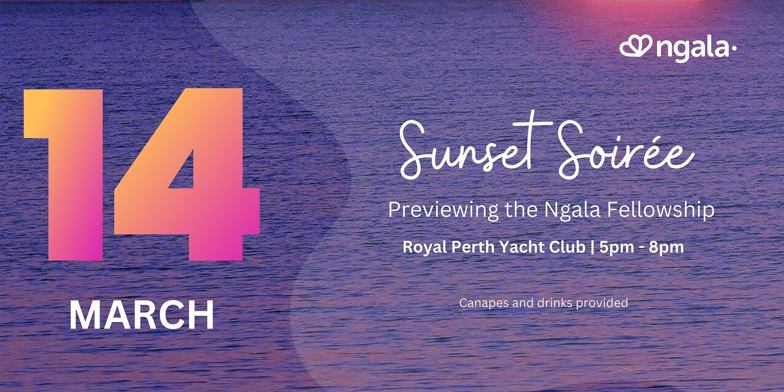 Banner image for Sunset Soiree: Previewing the Ngala Fellowship