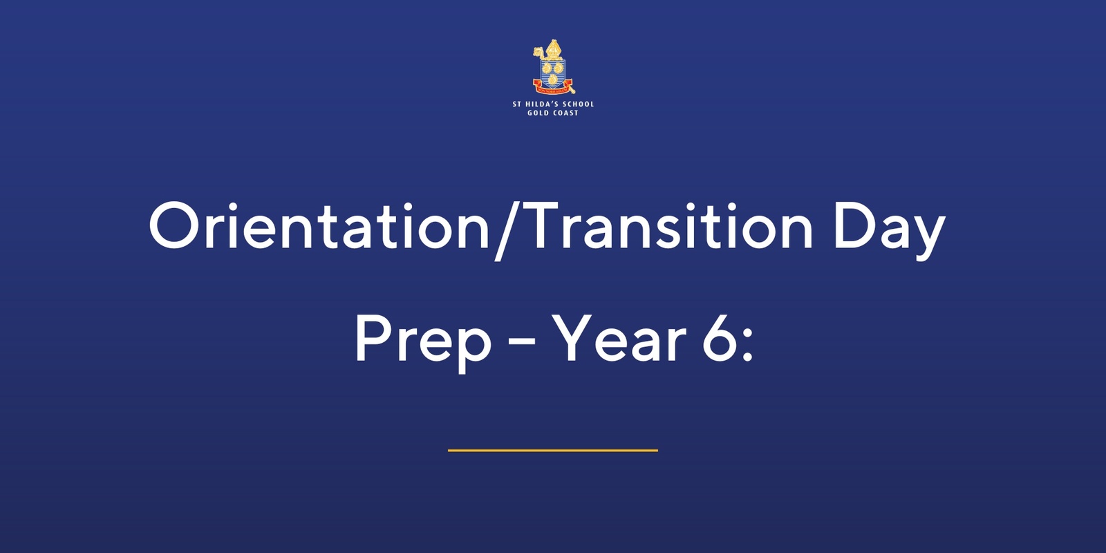 Banner image for Orientation/Transition Day Prep – Year 6