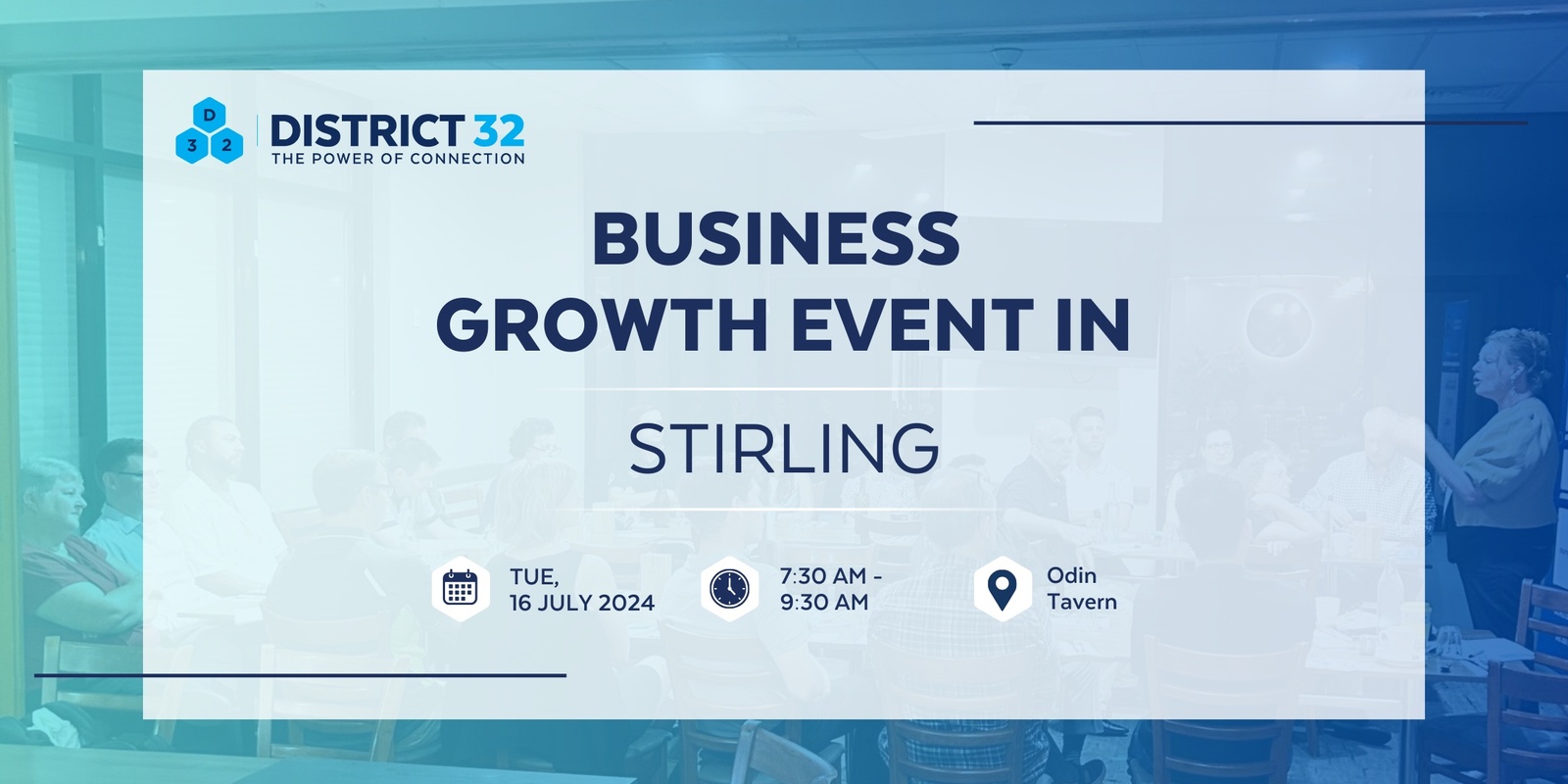 Banner image for District32– Business Networking Perth- Stirling (Balcatta)  - Tue 16 July