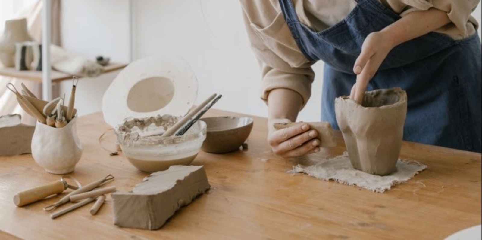 Banner image for Teen Workshop Hand Building - Clay Lab with ceramic artist Tess Miller