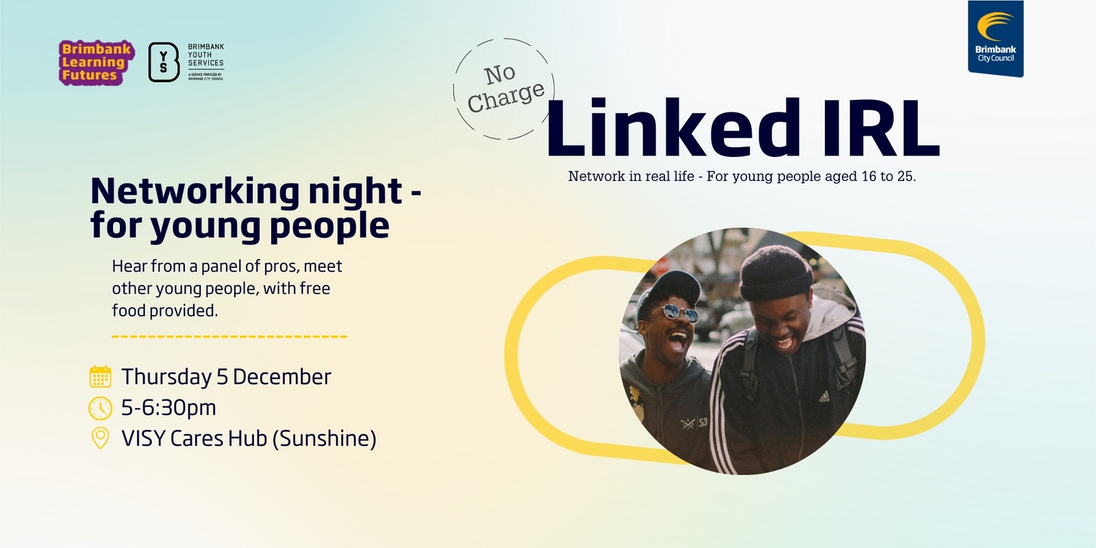 Banner image for Linked IRL: Networking Night for Young People