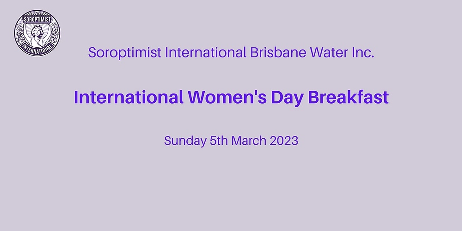 Banner image for IWD Breakfast 2023