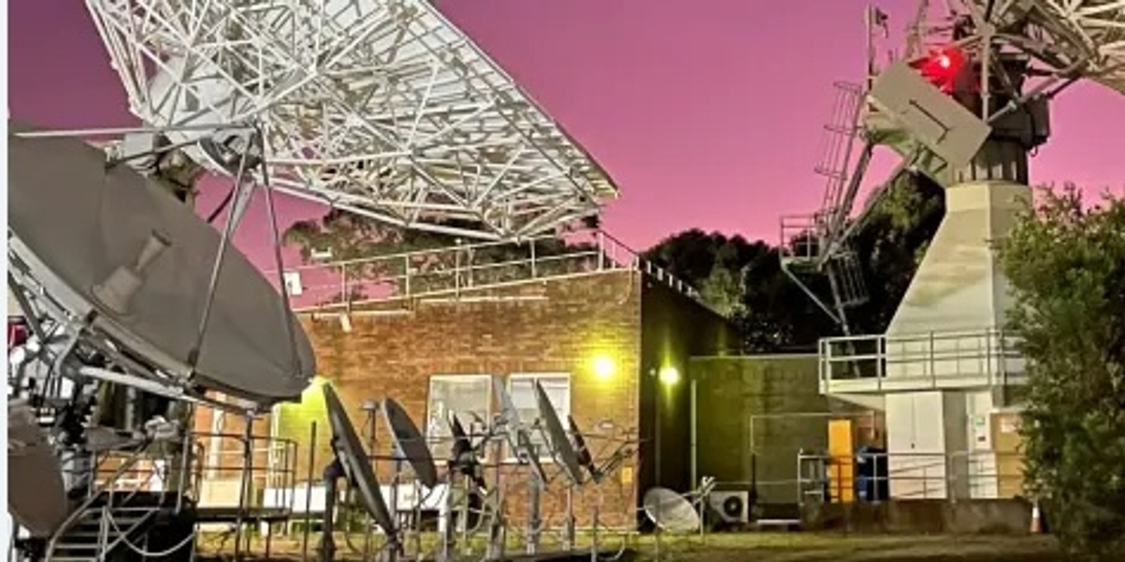 Banner image for AIAA Sydney Section visit to Optus Belrose Earth Station