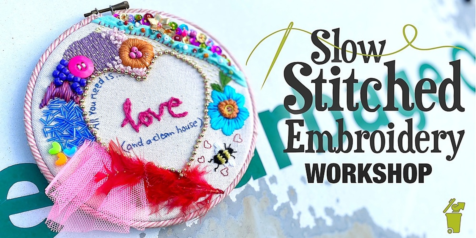 Banner image for Slow Stitched Embroidery Workshop