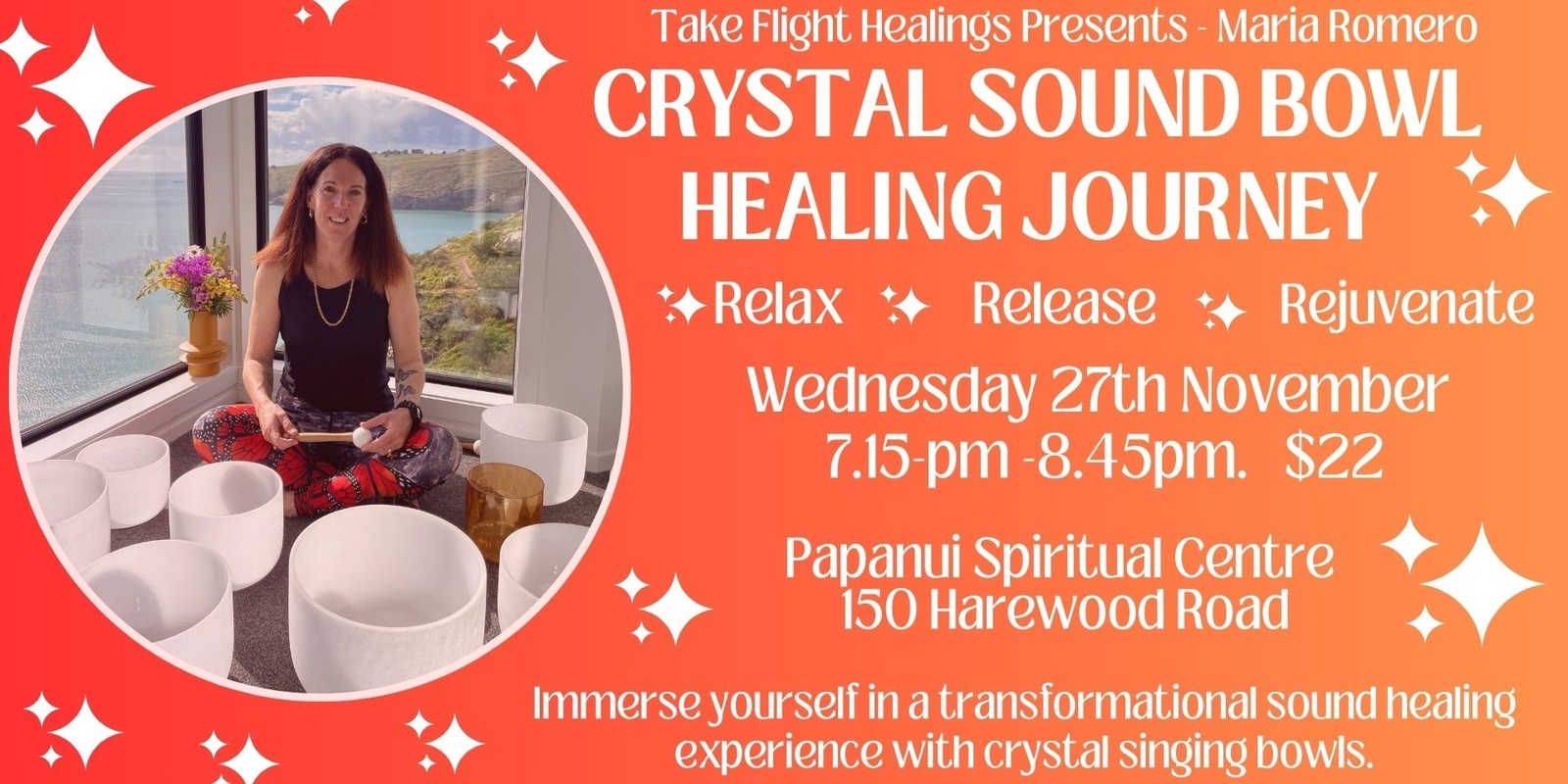 Banner image for Crystal Sound Bowl Healing Journey 