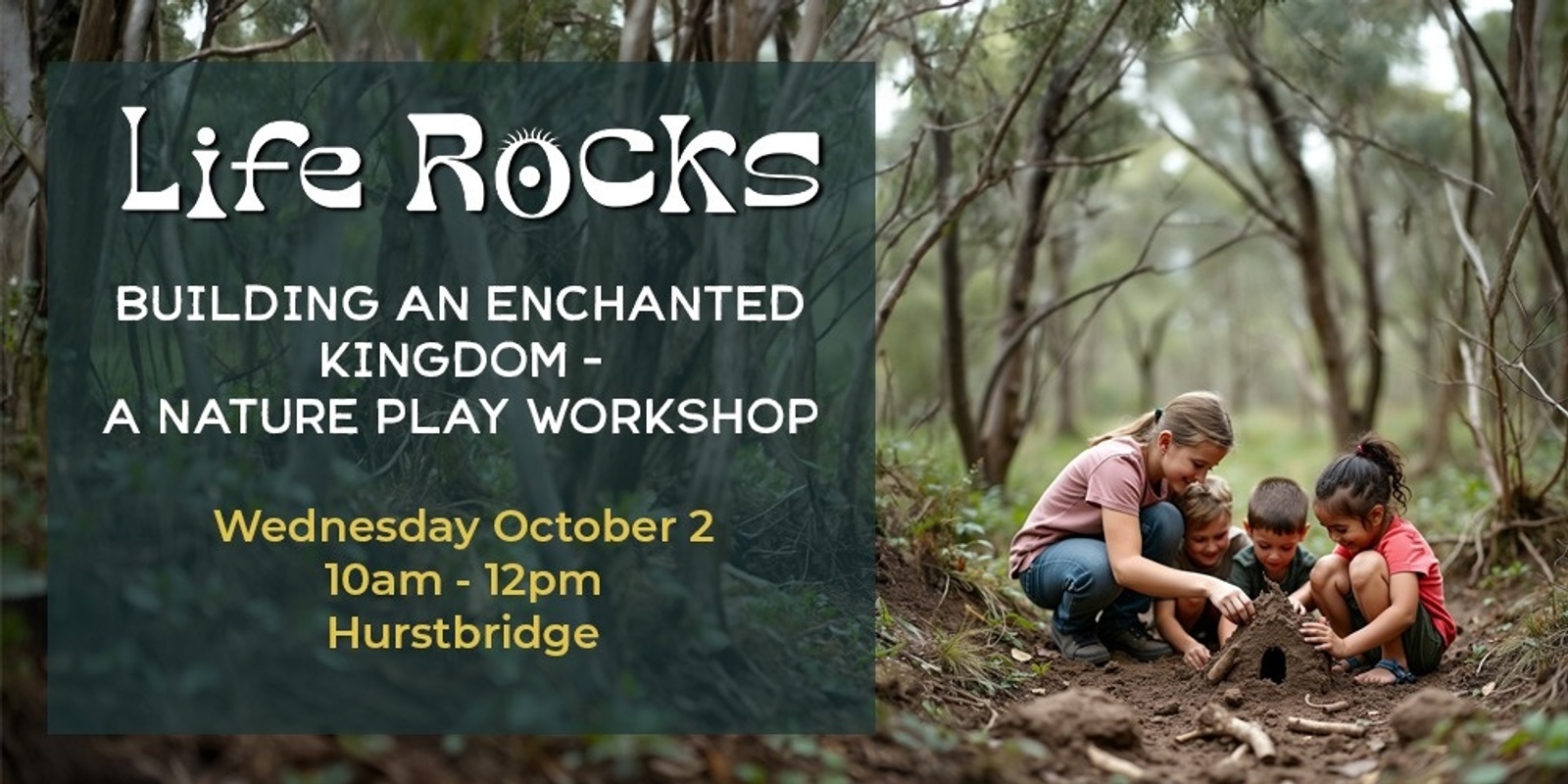 Banner image for Building an Enchanted Kingdom - A Nature Play School Holiday Workshop