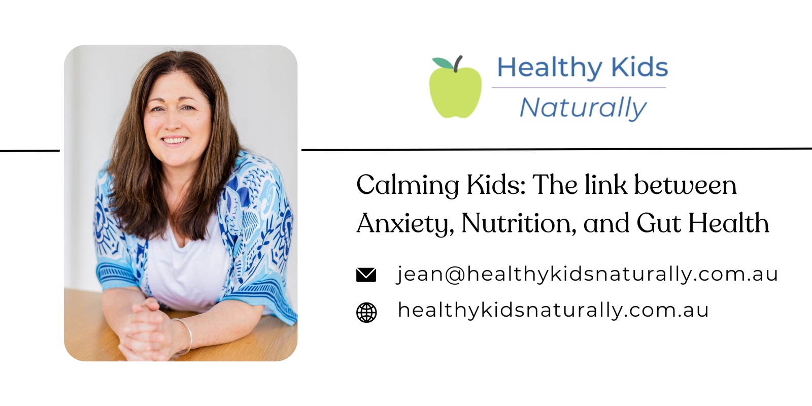 Banner image for Calming Kids: The link between Anxiety, Nutrition, and Gut Health