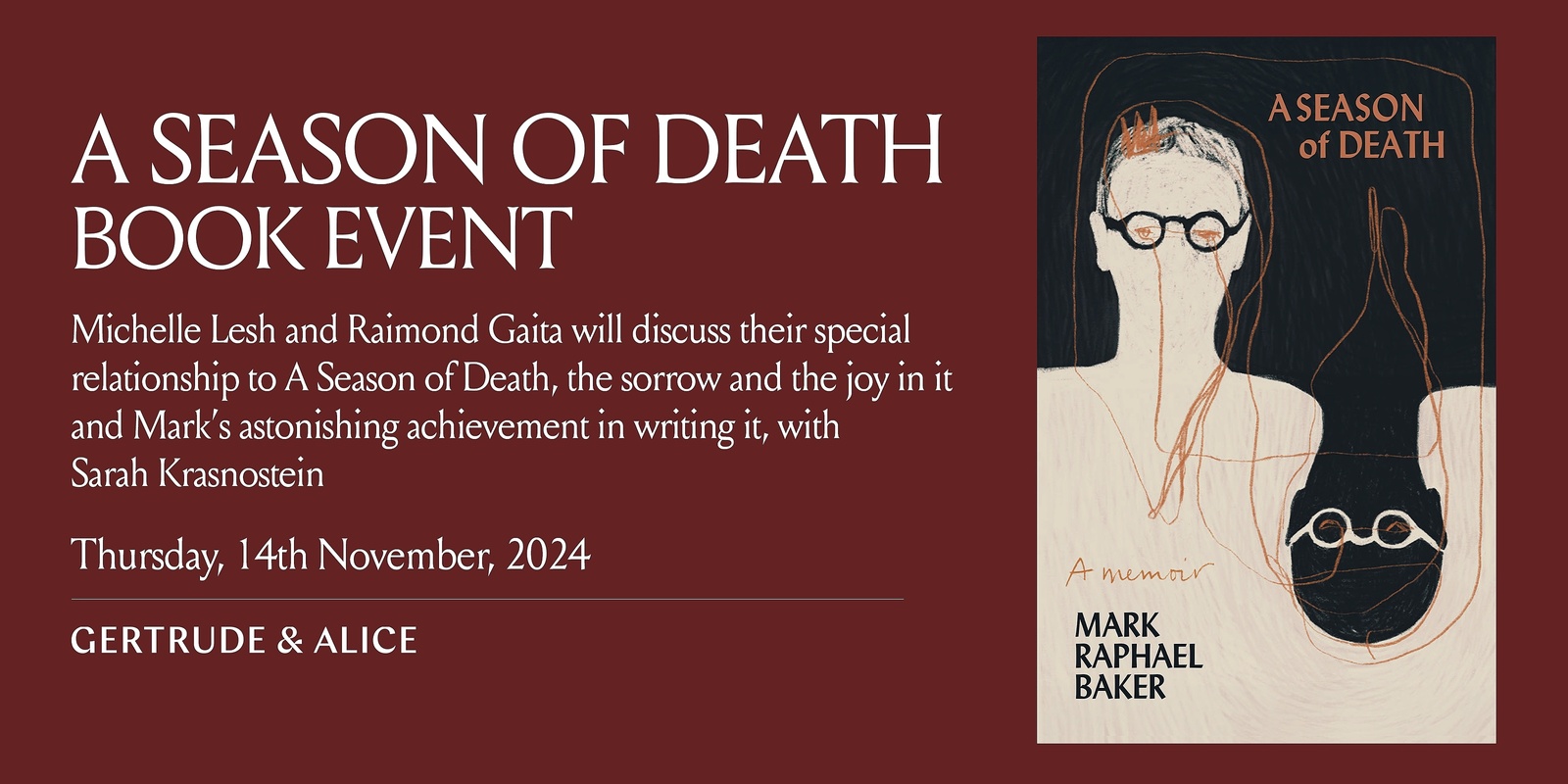 Banner image for A Season of Death: Author Talk