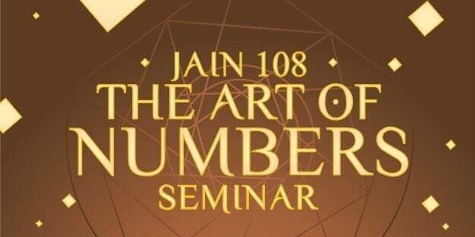 Banner image for Jain108 The Art of Number Seminar 