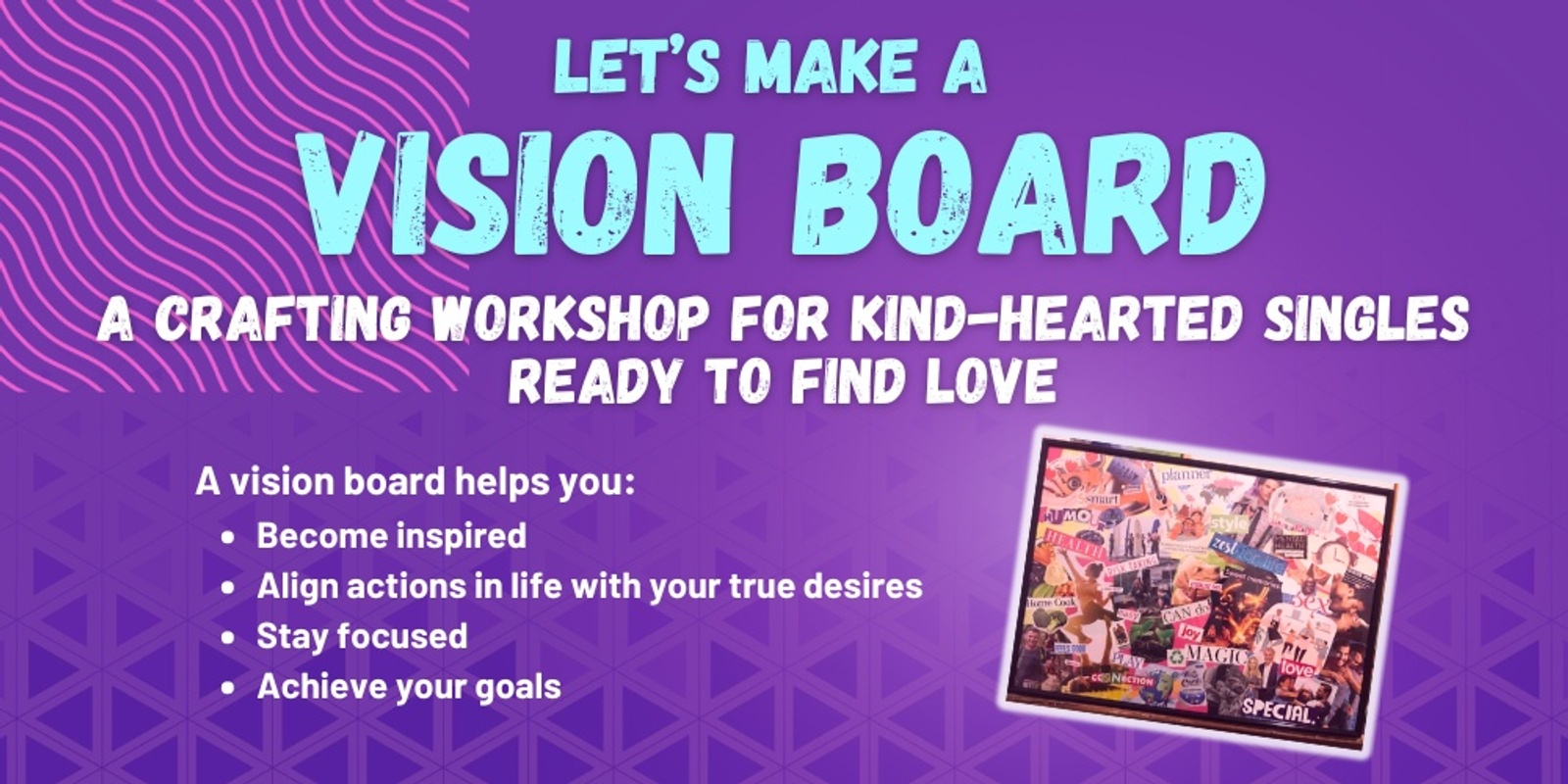 Banner image for Vision Board Workshop For Craft-Loving Humans