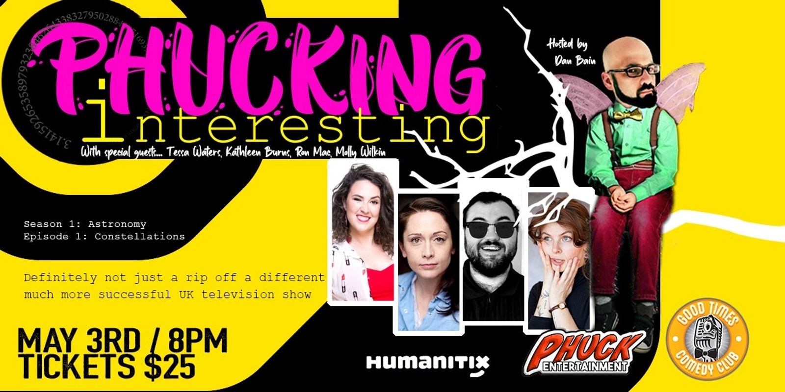 Banner image for PHUCKing Interesting - A Comedy Panel Show (S01.E01)