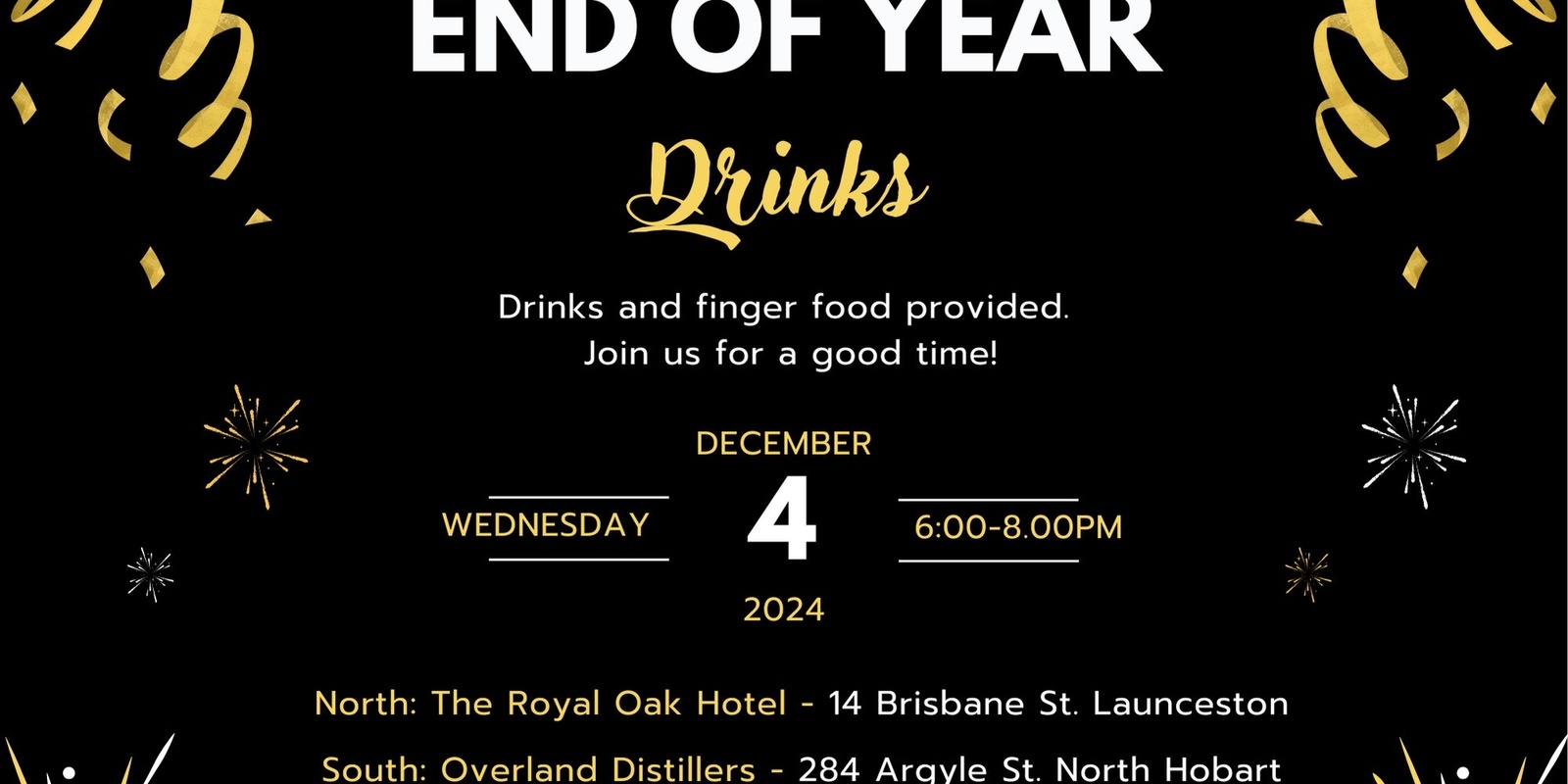 Banner image for TWSA End of Year Drinks