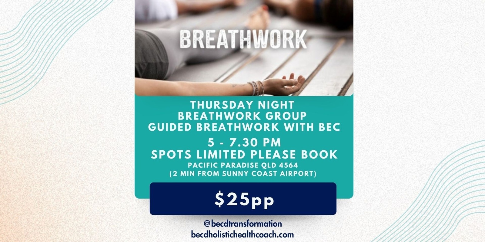 Banner image for Thurs Night Breathwork Group Pacific Paradise Qld 4564