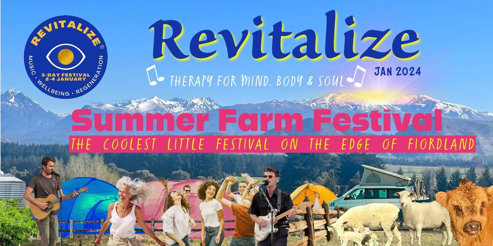 Banner image for Revitalize organic farm healing music festival