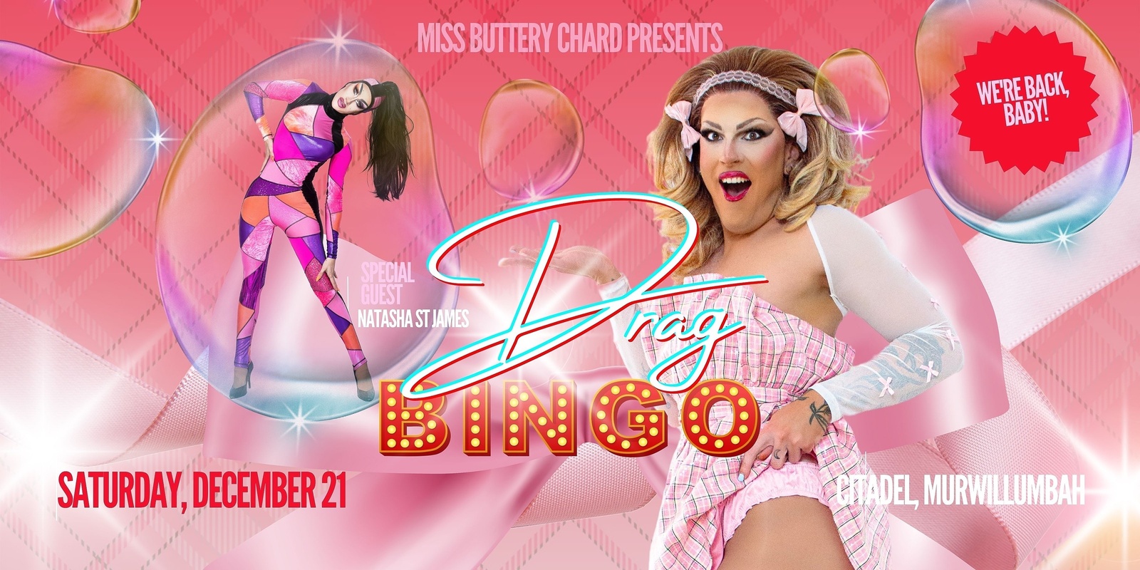 Banner image for DRAG BINGO Christmas Special with Buttery Chard