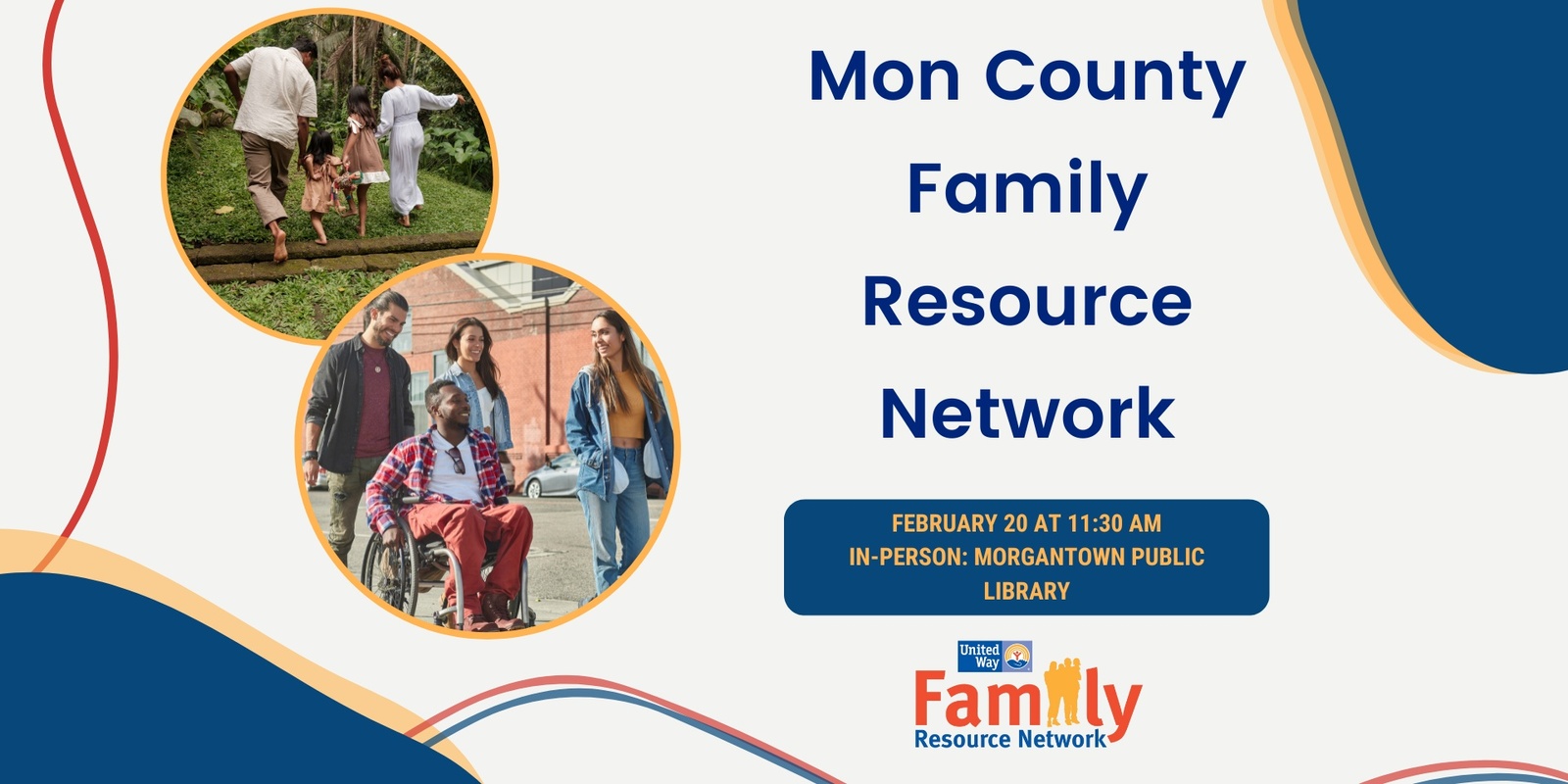 Banner image for February 2025 Mon County Family Resource Network 