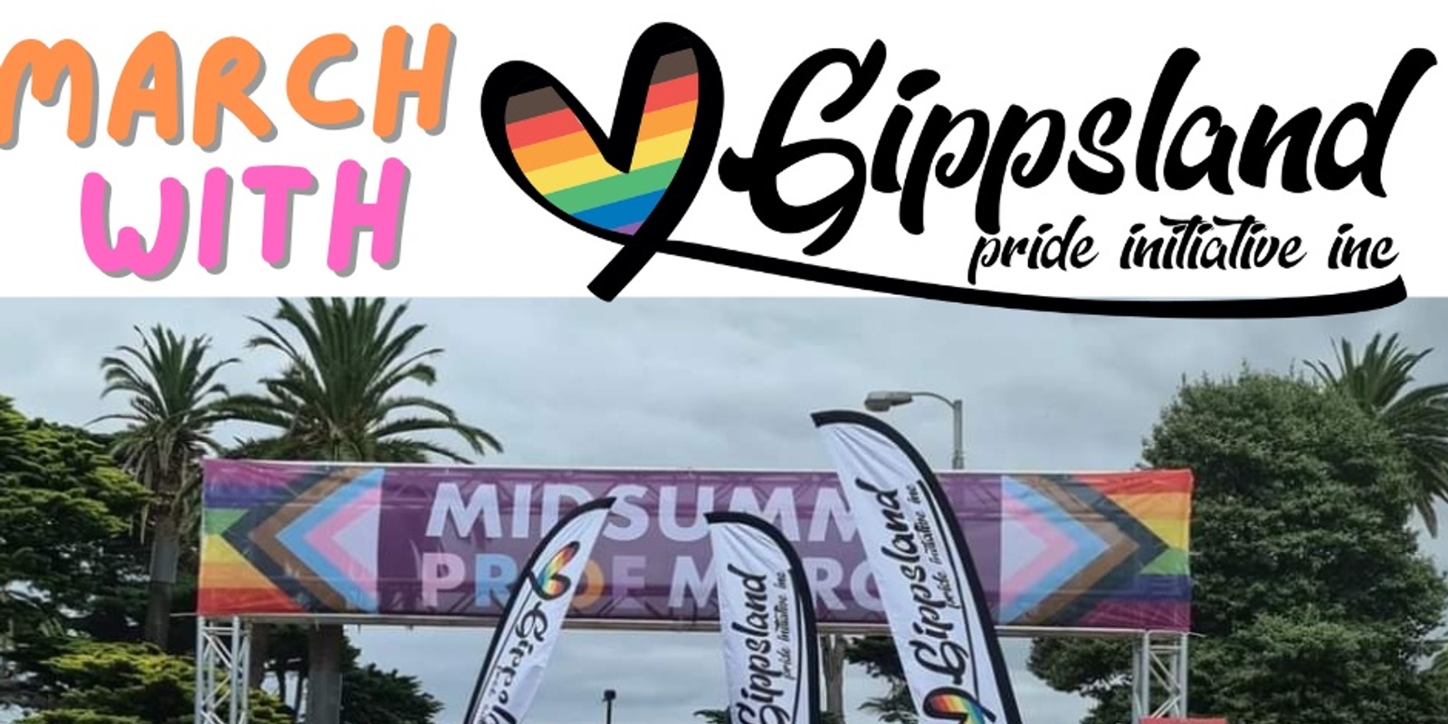 Banner image for CANCELLED:  Join Gippsland Pride at Midsumma PRIDE MARCH 2024