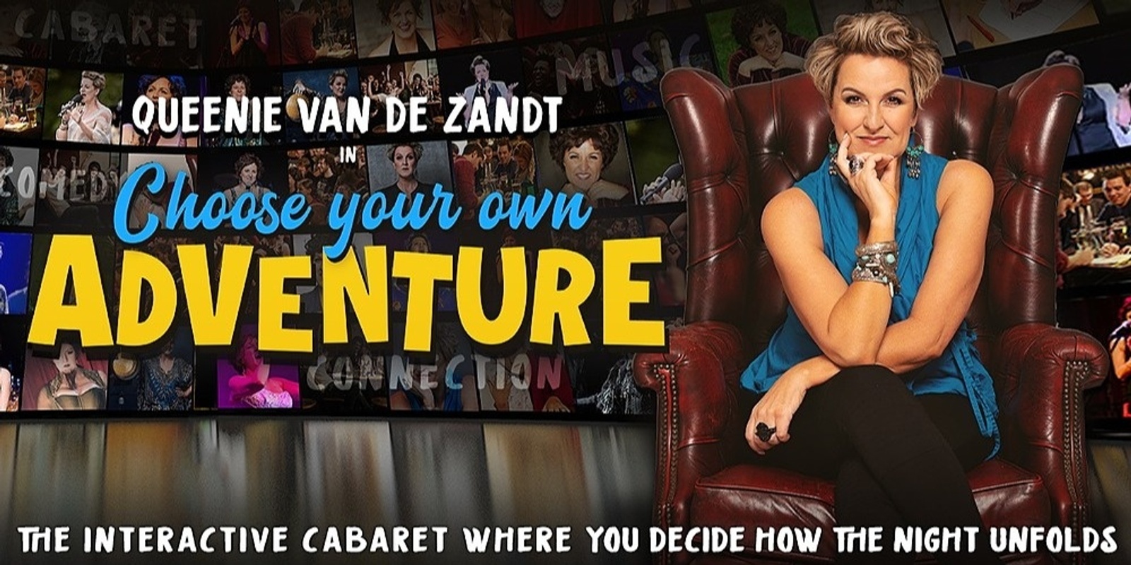 Banner image for Choose your own Adventure with Queenie van de Zandt