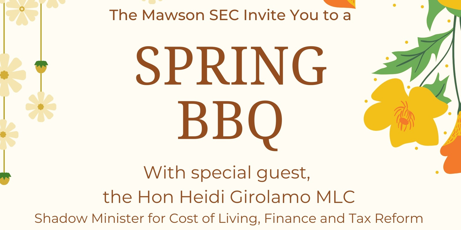 Banner image for Spring BBQ in Willunga