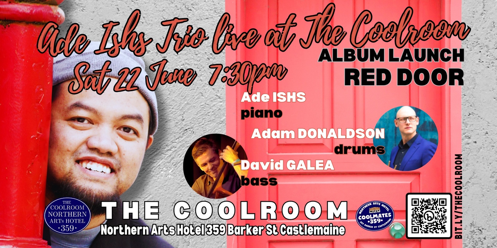 Banner image for Ade Ishs Trio Live at The Coolroom