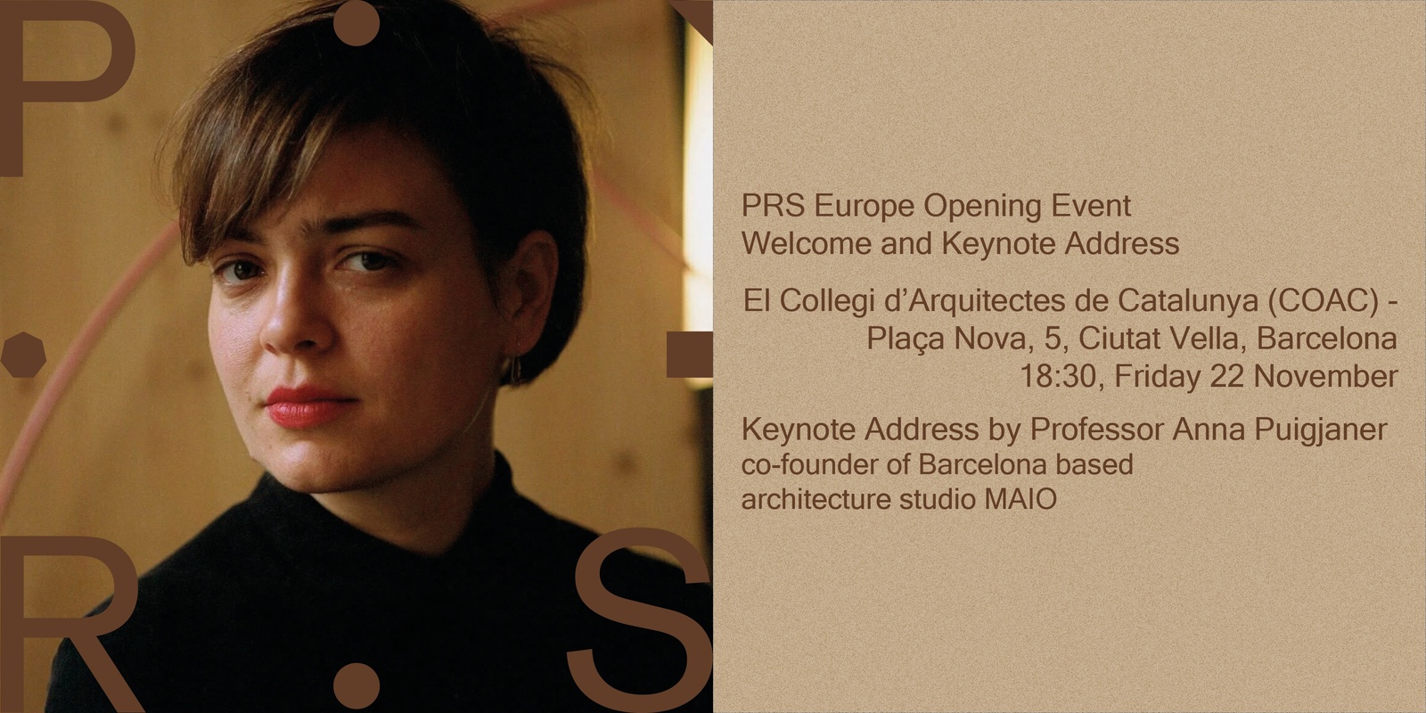 Banner image for PRS Europe: Opening Event & Keynote Address