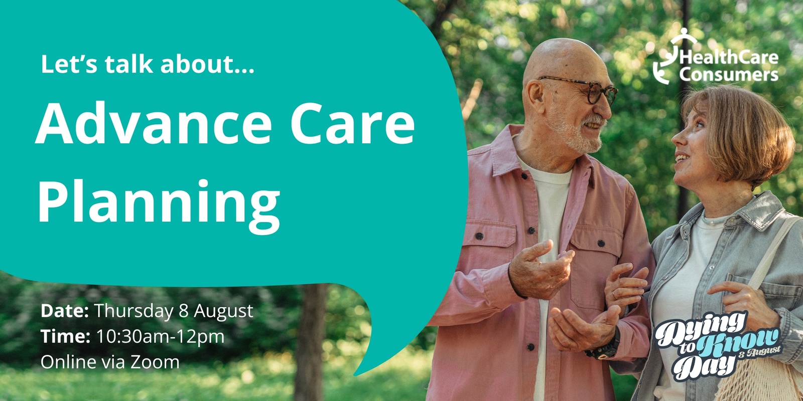 Banner image for Dying to Know Day 2024: Let's talk Advance Care Planning