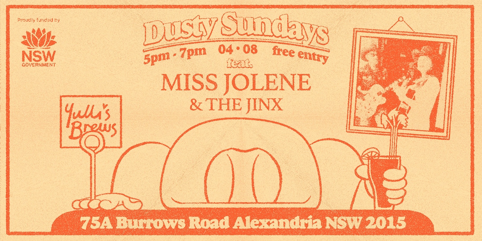 Banner image for DUSTY SUNDAYS - Miss Jolene & The Jinx