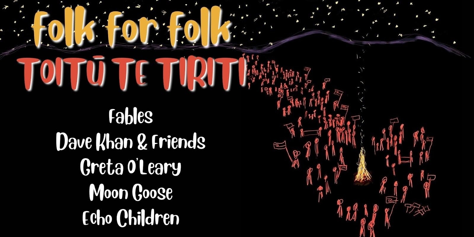 Banner image for Folk for Folk - Hīkoi Solidarity Fundraiser 