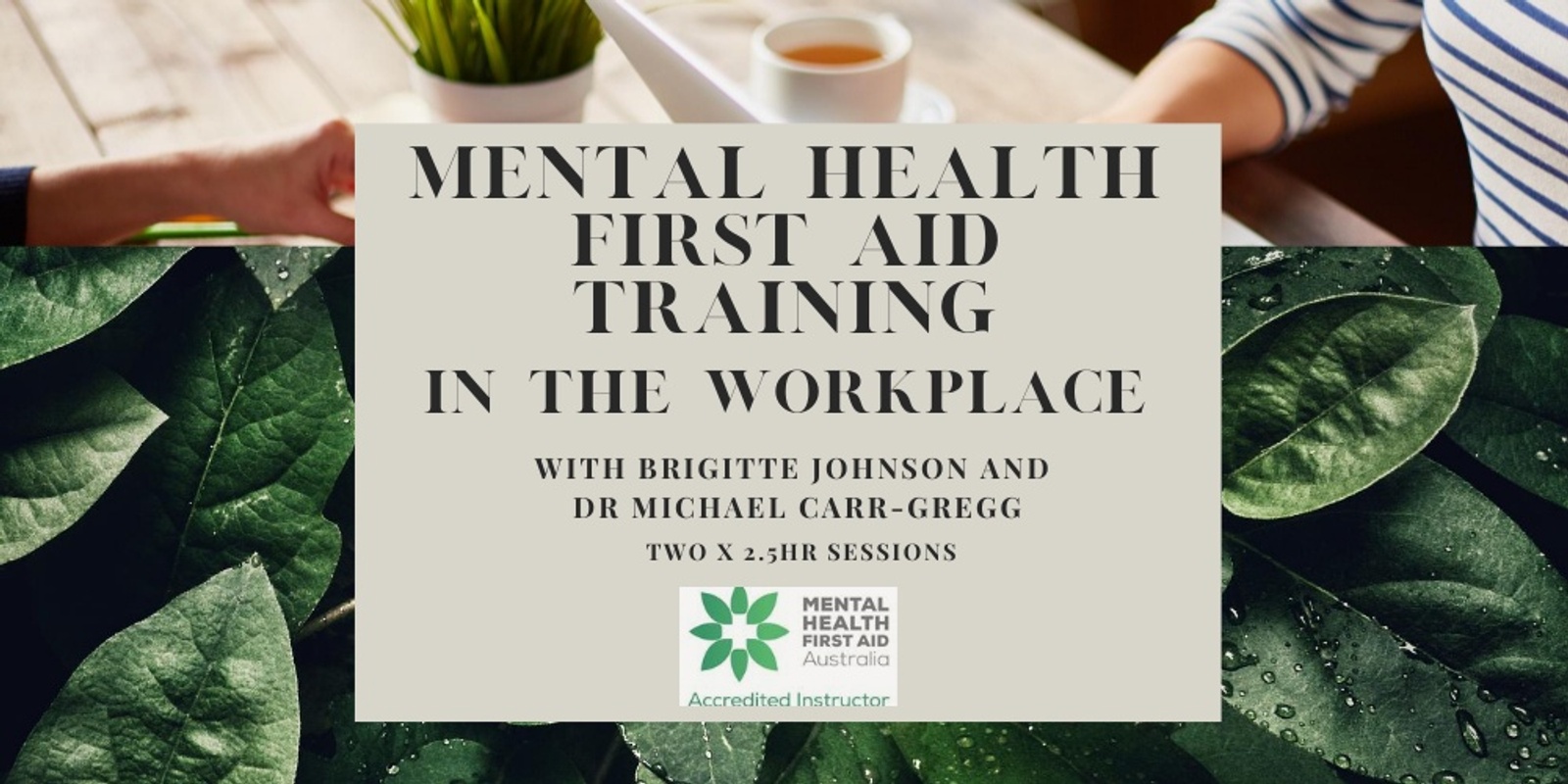 Blended Online Mental Health First Aid (MHFA) Workplace Training 17-18 ...